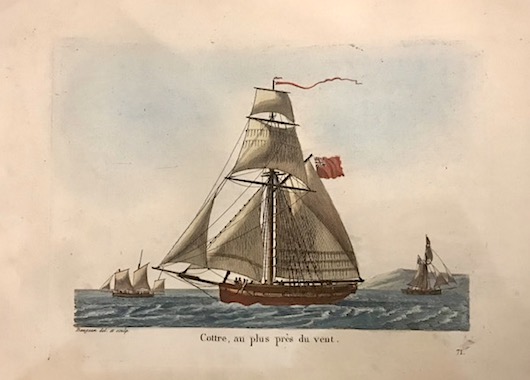Baugean Jean Jerome Cottre, au plus près du vent 1817 Parigi 